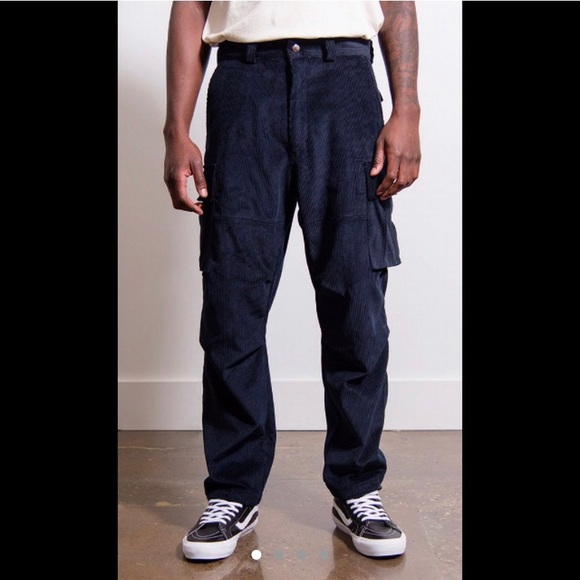 wcrow Other - WCROW Utility Corduroy cargo Pants In Navy